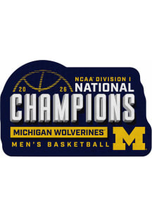 Michigan Wolverines 2026 MBB Champions Sport Shape Pennant - White