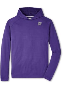 Peter Millar K-State Wildcats Mens Purple Pine Performance Willie Long Sleeve Hoodie