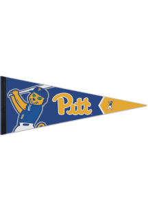 Pitt Panthers 12x30 Baseball Mascot Premium Pennant - Blue