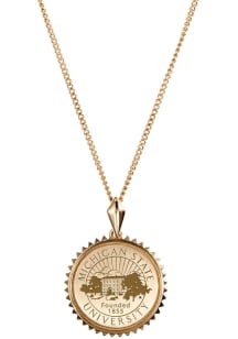 Kyle Cavan Michigan State Spartans Sunburst Womens Necklace