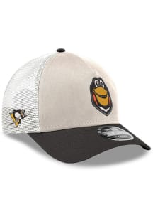New Era Pittsburgh Penguins White Mascot 9FORTY Trucker Youth Adjustable Hat