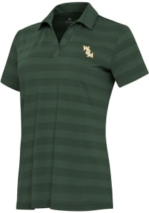Antigua William & Mary Tribe Womens Green Tunnel Short Sleeve Polo Shirt