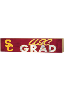 KH Sports Fan USC Trojans 3x13 Block Sign Grad Sign - Red