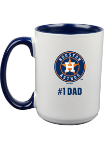 Houston Astros Dad 15oz Ceramic Mug - White