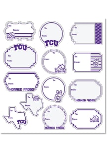 TCU Horned Frogs 8"x10" Gift Tag Sheet Gift Tags