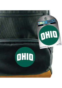 Ohio Bobcats Main 3in Button - Green