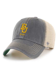 47 Baylor Bears Dad Trawler Adjustable Hat - Charcoal