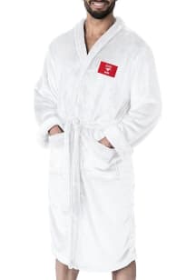 SMU Mustangs White Dad Silk Touch Bathrobes