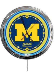 Michigan Wolverines Multi Color LED Wall Clock