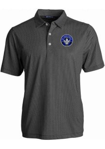 Cutter and Buck Montreal Impact Black Pike Symmetry Big and Tall Polo