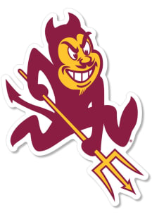 Arizona State Sun Devils 2" Sun Devil Dizzler Stickers - Maroon