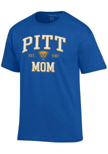 Champion Pitt Panthers Blue EST Date Mom Jersey Short Sleeve T Shirt