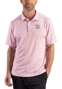 Cutter and Buck Rutgers Scarlet Knights Mens Red Fern Short Sleeve Polo