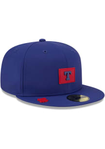 New Era Texas Rangers Mens Blue 2026 Clubhouse 59FIFTY Fitted Hat