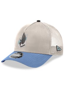 New Era Minnesota United FC White Two Tone Primary Logo Trucker 9FORTY Youth Adjustable Hat