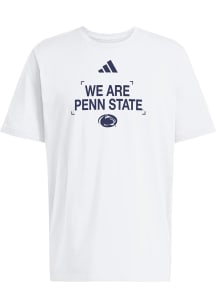 Adidas Penn State Nittany Lions White Locker We Are Slogan Short Sleeve T Shirt