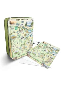 Minnesota State Map Playing Cards