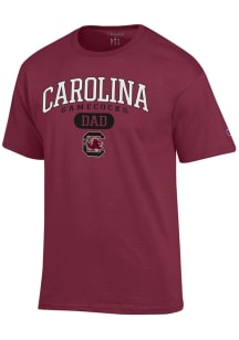 Champion South Carolina Gamecocks Red Dad Pill Jersey Short Sleeve T Shirt