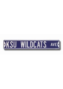 K-State Wildcats Street Sign - Purple