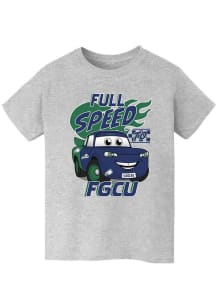Vive La Fete Florida Gulf Coast Eagles Youth Grey Full Speed Short Sleeve T-Shirt