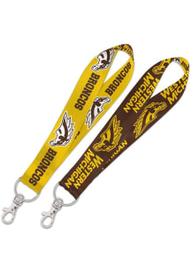 Western Michigan Broncos Keystrap Lanyard - Brown
