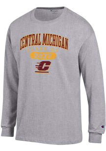 Champion Central Michigan Chippewas Grey Pill Class of 2027 Jersey Long Sleeve T Shirt