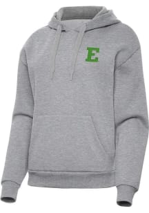 Antigua Eastern Michigan Eagles Womens Grey Victory Hooded Sweatshirt