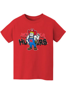 Vive La Fete Nebraska Cornhuskers Toddler Cardinal Ian Short Sleeve T-Shirt