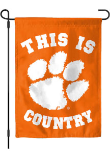 Clemson Tigers This is Country Garden Flag - Orange