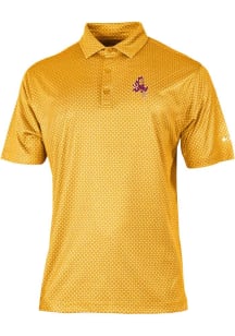 Columbia Arizona State Sun Devils Mens Gold Master Short Sleeve Polo