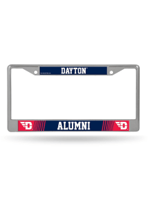 Dayton Flyers Alumni Chrome License Plate Frame - Silver