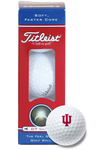 Indiana Hoosiers Titleist 3PK Sleeve Golf Balls
