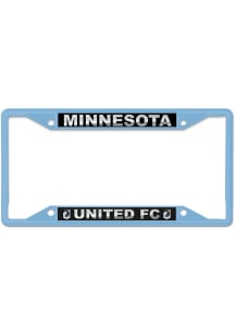Minnesota United FC Color Metal License Plate Frame - Light Blue