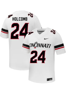 Terrell Holcomb  Nike Cincinnati Bearcats White Football NIL Name And Number Football Jersey
