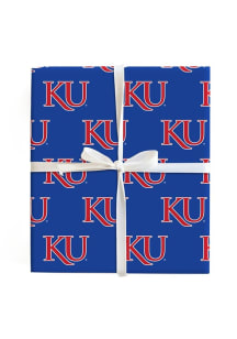 Kansas Jayhawks 6" Game Day Initials Wrapping Paper