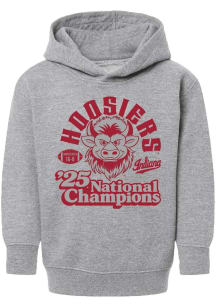 Summit Sportswear Indiana Hoosiers Toddler Grey 2025 College Football National Champions Vintage B..