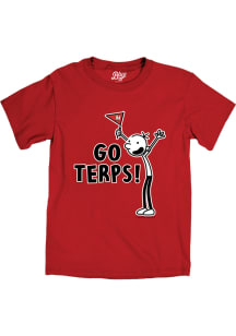 Blue 84 Maryland Terrapins Red Diary of a Wimpy Kid Short Sleeve T Shirt