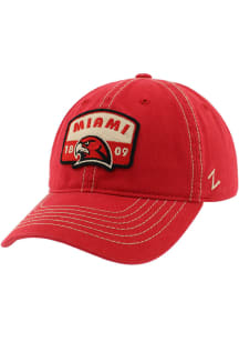 Zephyr Miami RedHawks Headrest Adjustable Hat - Red