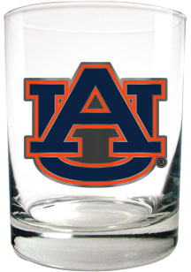 Auburn Tigers 14oz Rock Glass - White