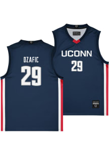Elmir Dzafic  Campus Ink UConn Huskies Navy Blue NIL Jersey
