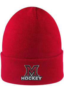 LogoFit Miami RedHawks Red South Pole Mens Knit Hat