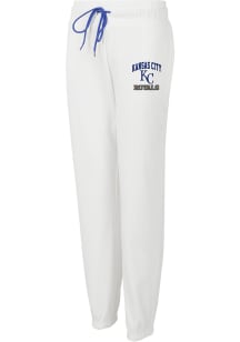 Concepts Sport Kansas City Royals Womens Borough White Sweatpants