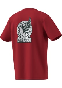 Adidas Mexico National Team Red World Cup Away Jersey Hook Short Sleeve T Shirt