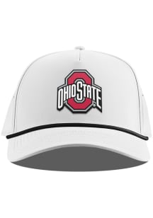 Branded Bills Ohio State Buckeyes Curved 5 Panel Rope Adjustable Hat - White