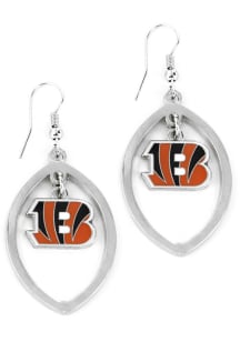 Cincinnati Bengals Football Cut Out Womens Earrings