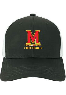 Legacy Maryland Terrapins Football Mid Pro Snap Trucker Adjustable Hat - Black