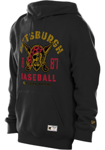 New Era Pittsburgh Pirates Mens Black City Connect Long Sleeve Hoodie