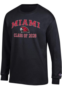 Champion Miami RedHawks Black Font Class of 2028 Jersey Long Sleeve T Shirt