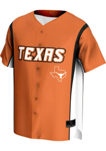 ProSphere Texas Longhorns Mens Burnt Orange Rival Baseball Jersey