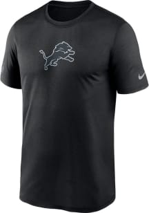 Nike Detroit Lions Black Sideline Short Sleeve T Shirt